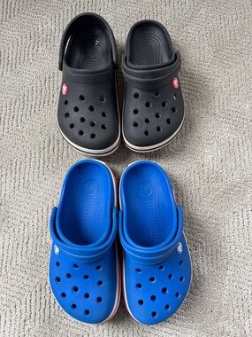 Kids Crocs Crocband Clogs, Set of Two Pairs, Size 2
